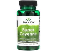 Swansons Swanson - Super Cayenne | Circulatory and Metabolic Health - 100 Veggie Capsules