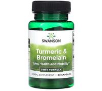 Swansons Swanson - Turmeric & Bromelain | Joint Health and Inflammatory Response - 60 Capsules