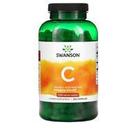 Swansons Swanson - Vitamin C 1000mg with Rose HIPS | Immune & Antioxidant Support | 250 Capsules