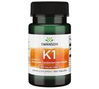 Swansons Swanson - Vitamin K1 | Essential Nutrient for Bone and Cardiovascular Health | 100mcg Tablets - 100 Count