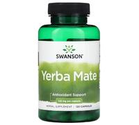 Swansons Swanson - Yerba Mate, 125mg | Energy and Metabolism Support - 120 Capsules