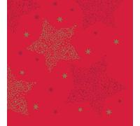 Swantex 100 Red Merry & Bright 33cm 2Ply Napkins Xmas Party Catering