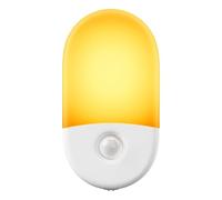 Swanwick Anti Blue LED Motion Sensor Night Light, Plug in Night Light for Hallways and Bedrooms, Available in Amber or Red (Amber)