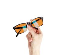 Swanwick Night Swannies Classic - 99% Superior Blue Light Blocking Computer Glasses for Better Night Sleep and Reduce Eyestrain - (Black) Regular