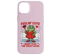 Swap Frog Feeling Cute Might Clog the Toilet Later Case for iPhone 14 Plus