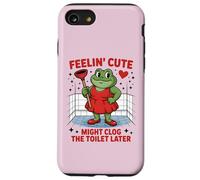 Swap Frog Feeling Cute Might Clog the Toilet Later Case for iPhone SE (2020) / 7/8