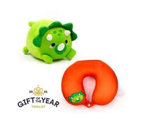 Swapseazzz Plush Travel Pillow & Toy Adoracorns Dinosaur 2-in-1 Kids