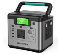 SWAREY Portable Power Station, 518Wh Solar Generator with 500W (Peak 1000W) AC, 65W USB-C Fast Charging, Emergency Power Supply for Camping Outdoor RV Home