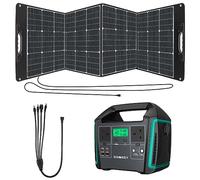 SWAREY Portable Power Station 725Wh with 200W Solar Panel, 2x 1000W (1500W Surge) AC, 2x 65W USB-C Fast Charging, Solar Generator for Outdoors Camping Travel RV Home