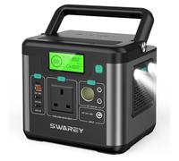 SWAREY S160 Portable Power Station 222Wh, 300W (Peak 600W) AC Outlet Solar Generator, 65W USB-C Fast Charging, Emergency Power Supply for Home Outdoor Camping Travel