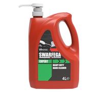 Swarfega Expert Industrial Hand Cleaner - for Oil & Grease - 4 Litre | Deep-cleaning, skin-friendly pump formula. Citrus fragrance. For professional use only.