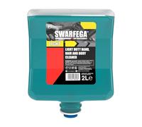Swarfega Light - Hand, Hair & Body Wash - Removes Oil, Grease & Grime - With Moisturiser & Light Fragrance - 2 Litre Cartridge - For Professional Use Only