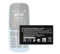 Swark 1450 mAh BL-L5J Battery Replacement Compatible with Nokia 105 110 125 130 105 (2023)