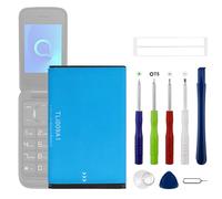 Swark 950 mAh TLi009AA Battery Replacement Compatible with Alcatel 2053D 2038X 3025X 3026X 3026D Replacement Battery with Updated Repair Tool Kit