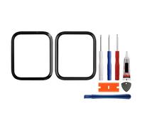 swark Display Glass Front Glass Repair Replacement Set Compatible with Watch SE 2022 44 mm A2724, A2727, A2723, A2856 Including Tool Kit - No LCD Screen and Touch Digitizer