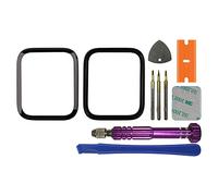 SWARK Front LED Glass Lens Replacement Compatible with Apple Watch Series 4 44mm & Series 5 44mm & SE 44mm & Series 6 44mm (No LCD Screen and Touch Digitizer) with Repair Kit