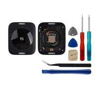SWARK New Back Cover Glass Heart Rate Part Connector +NFC Compatible with A-pple Watch Series SE3 44mm (Only for GPS) with Upgraded Repair Tools Kit