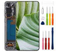 SWARK New OLED LCD Display for Galaxy S25 FE 6.7''with Frame with Upgraded Repair Tools Kit-with Fingerprint Function