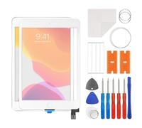 swark White Touch Screen Glass Digitizer Replacement for iPad Mini 5 2019 7.9 Inch A2133 A2125 A2126 A2124 Touchscreen Front Glass Panel with Updated Repair Tool Kit - No LCD Display