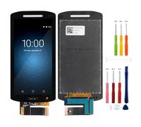 SwarKing LCD Digital Display Replacement Compatible with Zebra TC21 TC210K TC26 (Black Without Frame) LCD Display Touch Screen Digitizer Assembly with Repair Tools