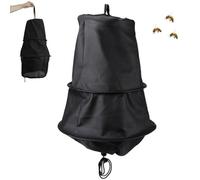 Swarm Trap Waterproof Cage Bee Swarm Trap with Drawstring Beekeeping Supplies Portable Bee Recruit Tool for Outdoor Beekeeper Black