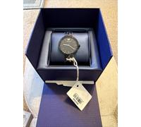 Swarovski 5547646 Cosmopolitan Black Steel Quartz Wristwatch New