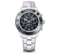 Swarovski 5610520 Octea Lux Sport Watch Black Metal Strap Stainless Steel 39 mm Strap, Bracelet