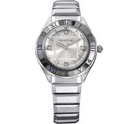Swarovski 37mm Watch, Swiss Made, Metal Bracelet, Silver Tone, Stainless Steel