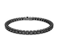 Swarovski 5664153 Matrix Black Ruthenium-Plated Tennis Bracelet, Circonferenza da 19 cm a 19,5 cm, Metal