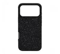 Swarovski High Phone Case for iPhone 17 Pro Max, Black Crystals, Compatible with iPhone 17 Pro Max Smartphone and Official Apple Chargers, Part of the High Collection