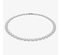 Angelic Necklace, White, Rhodium Plated