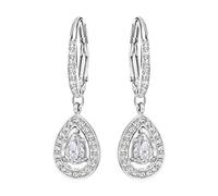 SWAROVSKI Angelic Crystal Jewellery Collection for Women, Rhodium Finish, One Size, Crystal, Cubic Zirconia, One size, Crystal, Cubic Zirconia