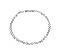 Angelic Necklace, White, Rhodium Plated