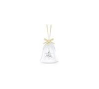 Swarovski Annual Edition 2022 Bell Ornament, White Swarovski Crystals with Champagne Gold Tone Plated Metal, from the Swarovski Annual Edition