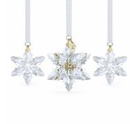 Swarovski Annual Edition 3D 2024 Ornament Set 5674410 - Bold Statement | - Crystal / Gold-tone Plated