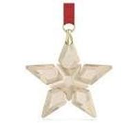 Swarovski Annual Edition Festive Ornament 2023, Small Gold Tone Crystals on Gold-Tone Finished Metal, Part of the Swarovski Annual Edition Collection
