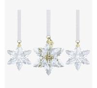 Swarovski Annual Edition Set Of Three Festive Snowflake 2024 Ornaments 5674410