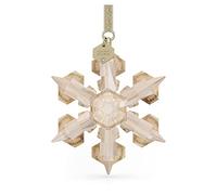Swarovski Annual Edition Snowflake Ornament Gold-Tone Swarovski Crystals Part of the Swarovski Annual Edition Collection