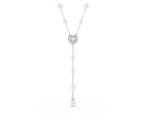 Swarovski Ariana Grande Collection, Clear Crystal & Pearls, Rhodium Finish, Necklaces, Earrings and Bracelets