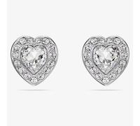 Swarovski Ariana Grande x Swarovski Rhodium Plated Heart Earrings