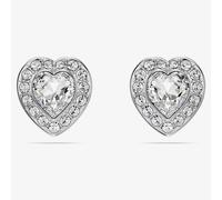 Swarovski Ariana Grande X Swarovski Capsule White Crystal Heart Stud Earrings 5720859