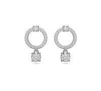 Swarovski Attract Hoops Earrings White