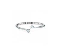 Swarovski Attract Soul Bangle White Rhodium Plated Bangle - Size M