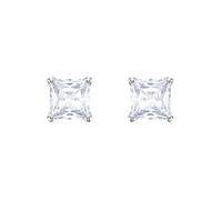 Swarovski Attract Square Crystal Silver Earrings