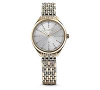 Swarovski Attract Watch, White Pavé Crystals and Champagne Gold Tone Plated Stainless Steel, from The Attract Collection