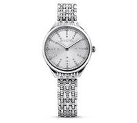 Swarovski Attract Watch, White Pave Crystals and Stainless Steel, from The Attract Collection