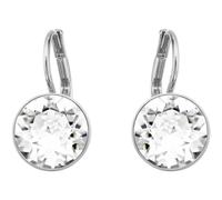 Swarovski Authentic Bella Rhodium Plated charming White Pierced Mini E