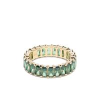 Swarovski baguette-cut crystal-embellished ring - Gold 55-58-62
