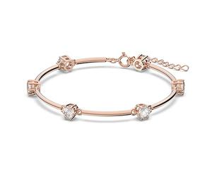 Swarovski Bangle, Adjustable White Crystal