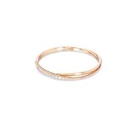 Swarovski Bangle, White Stones in a Rose Gold Tone Plated Setting, from the Twist Collection